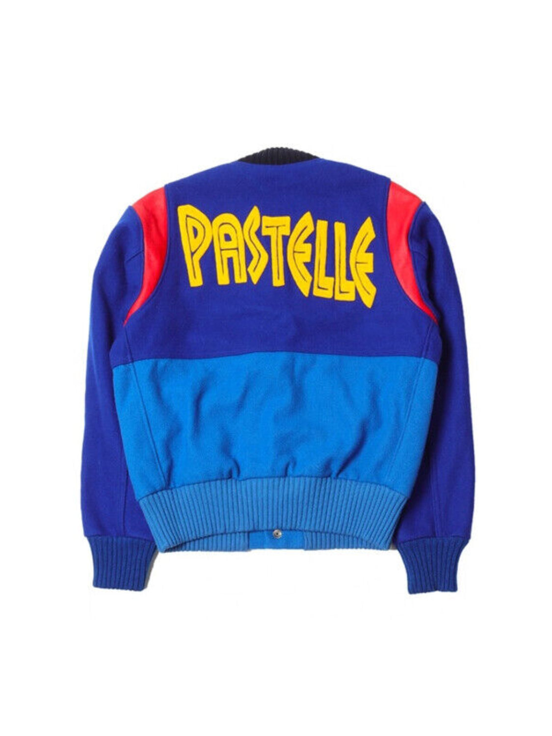 Blue Pastelle Premium Kanye West Wool Varsity Jacket