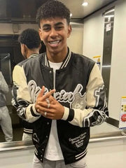 Lamine Yamal Teddy 2026 Varsity Jacket
