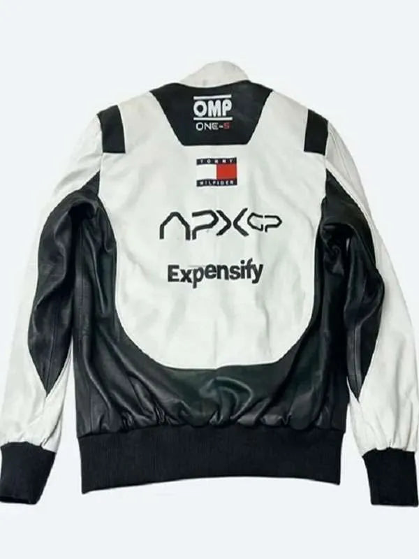 Brad Pitt F1 Racer Leather Jacket