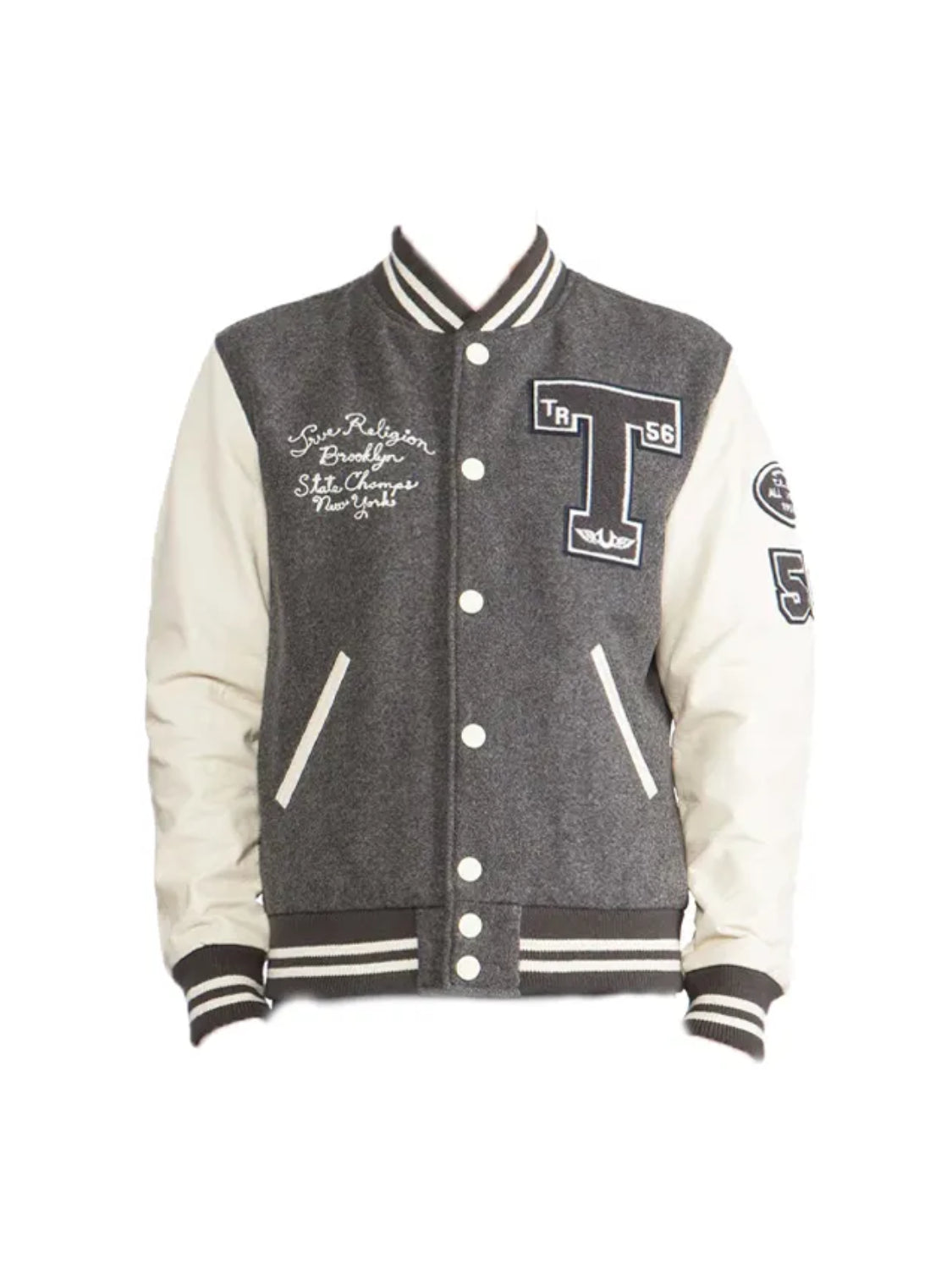 Brave NY Champ Brooklyn True Religion Varsity Jacket Men's