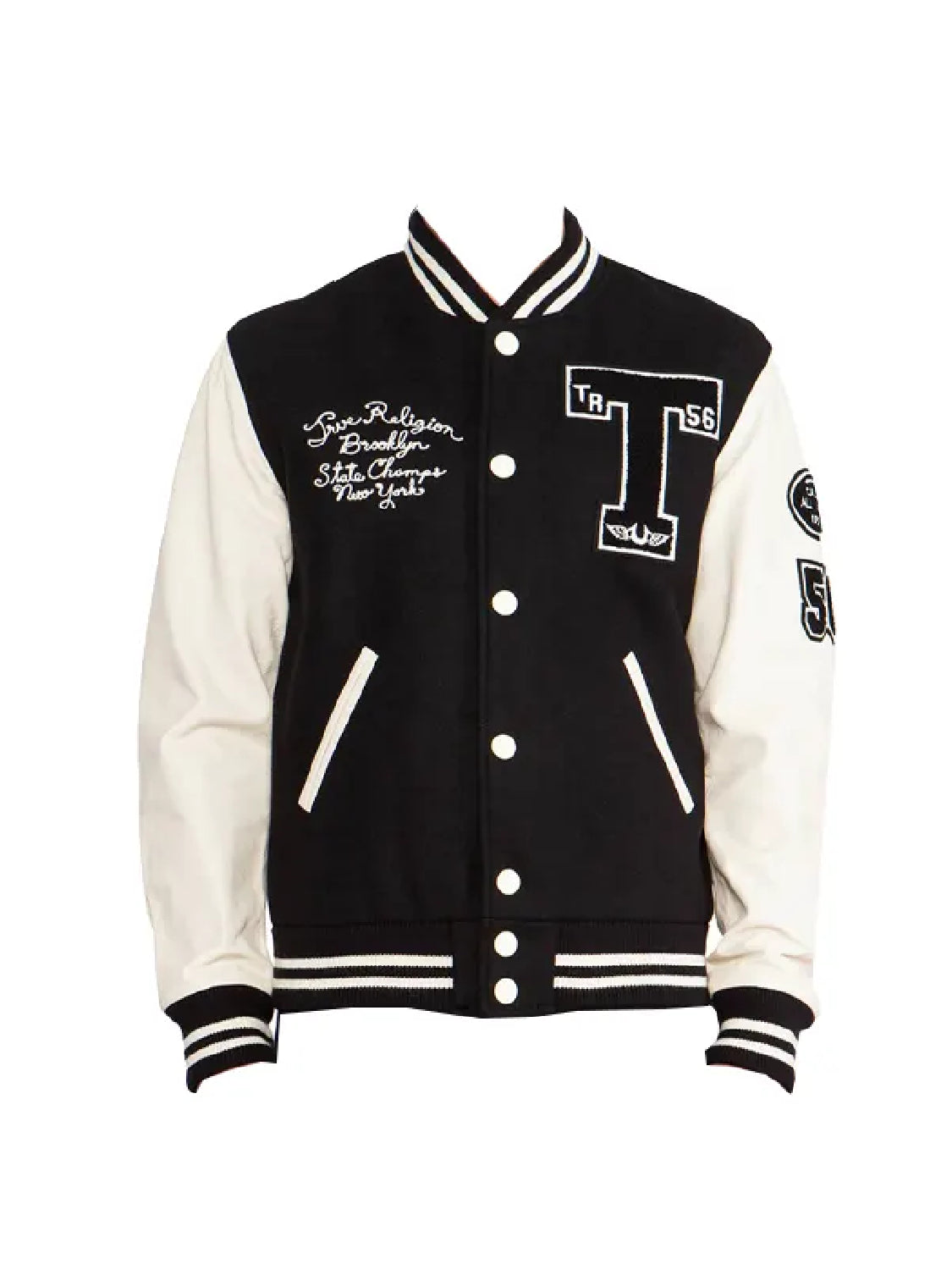 Brave NY Champ Brooklyn True Religion Varsity Jacket Men's