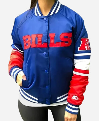 Buffalo Bills Varsity Satin Jacket