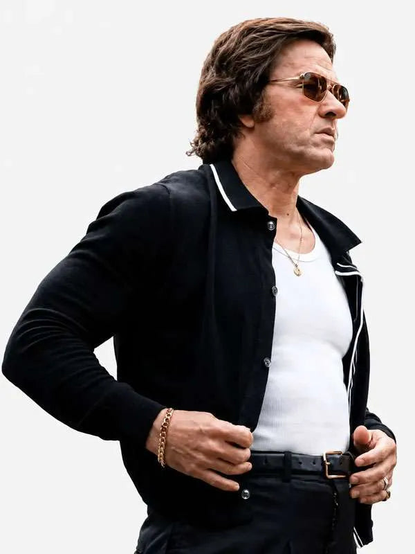 By Any Means 2026 Mark Wahlberg Black Jacket