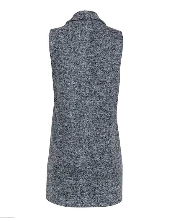 The Flash S04 Danielle Panabaker Grey Long Vest