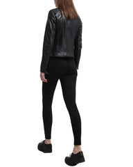 Callie Black cafe racer Jacket