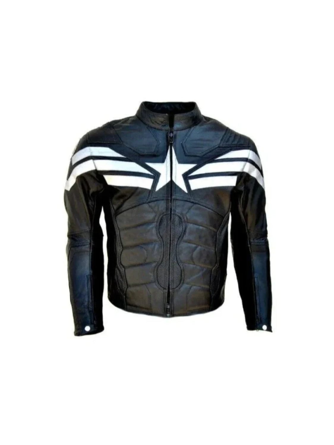 Captain America Motorcycle Jacket | Chris Evans Leather Jacket