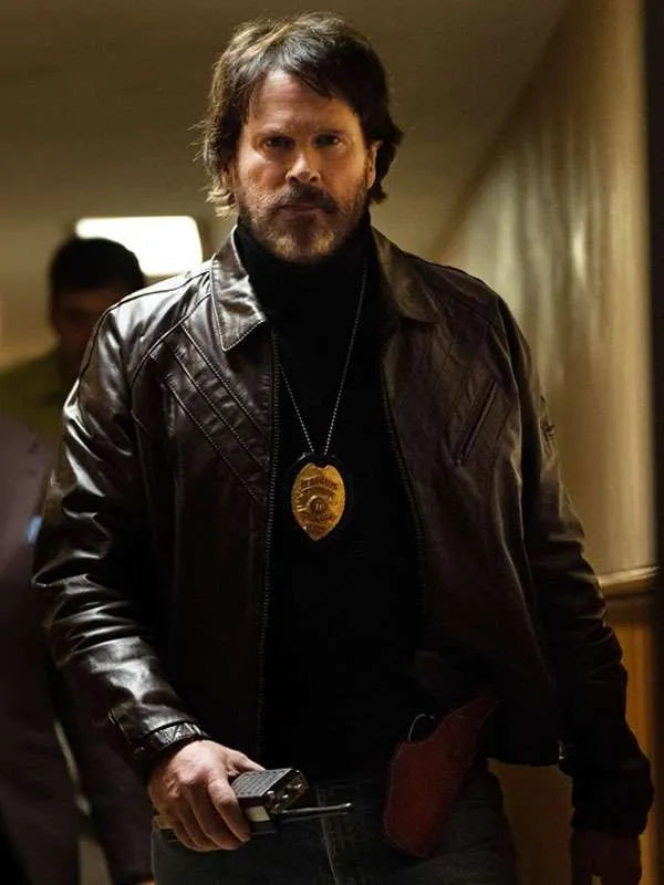 Dead Man’s Wire 2026 Cary Elwes Leather Jacket