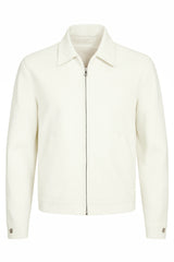 Ryan Gosling The Fall Guy White Leather SNL Jacket