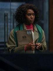 Clare-Hope Ashitey Hijack S02 Green Wool Coat