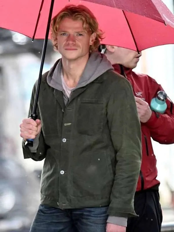 Tom Rhys Harries Clay face Green Cotton Jacket