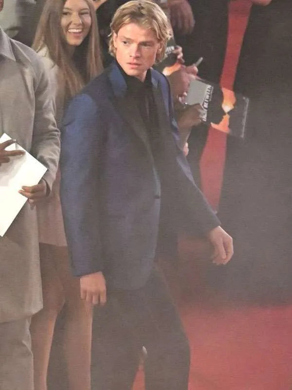 Tom Rhys Harries Clay face Blue Blazer