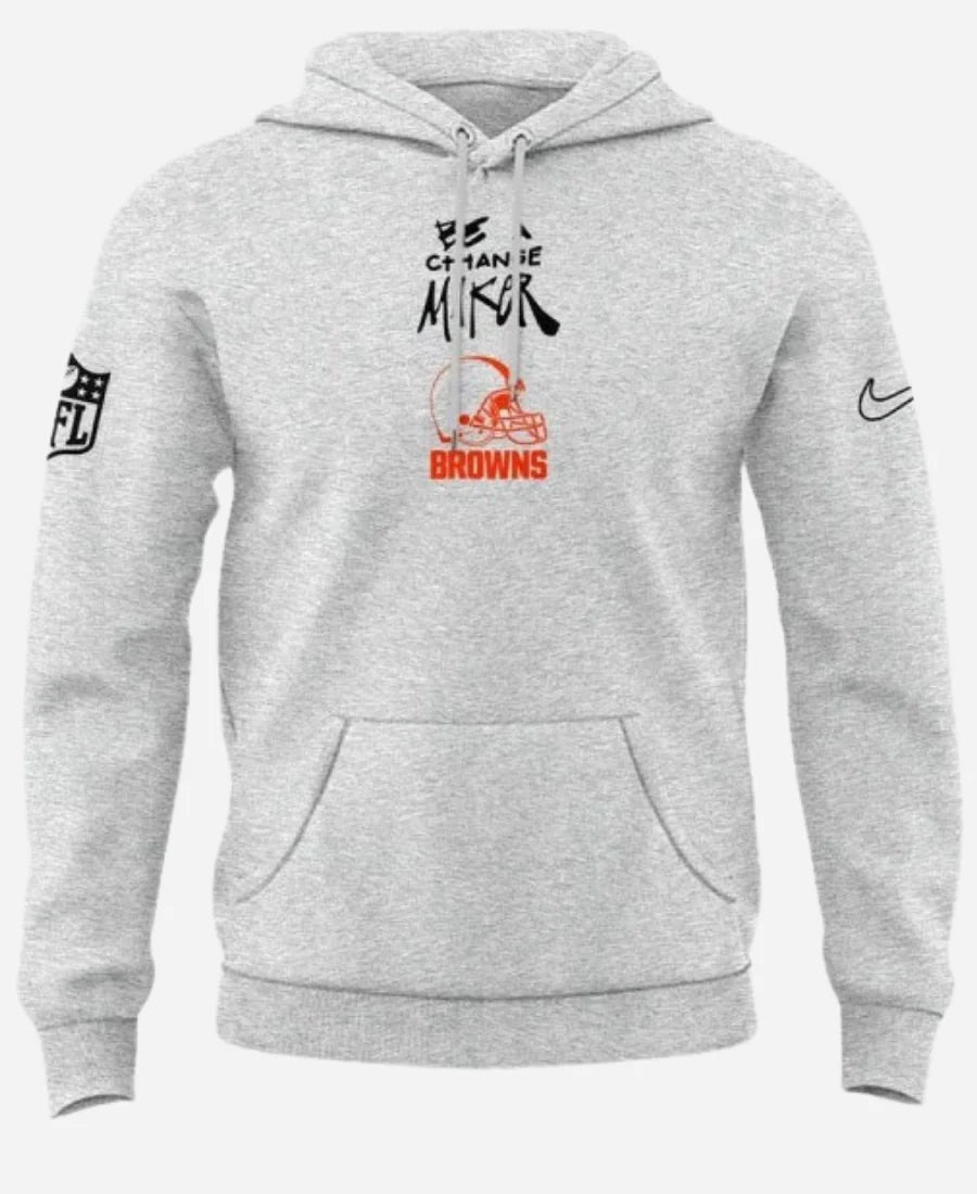 Be A Change Maker Cleveland Browns Hoodie