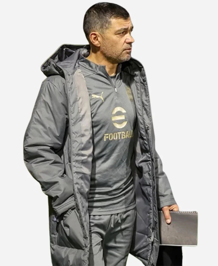 AC Milan Sergio Conceicao Training Puffer Coat