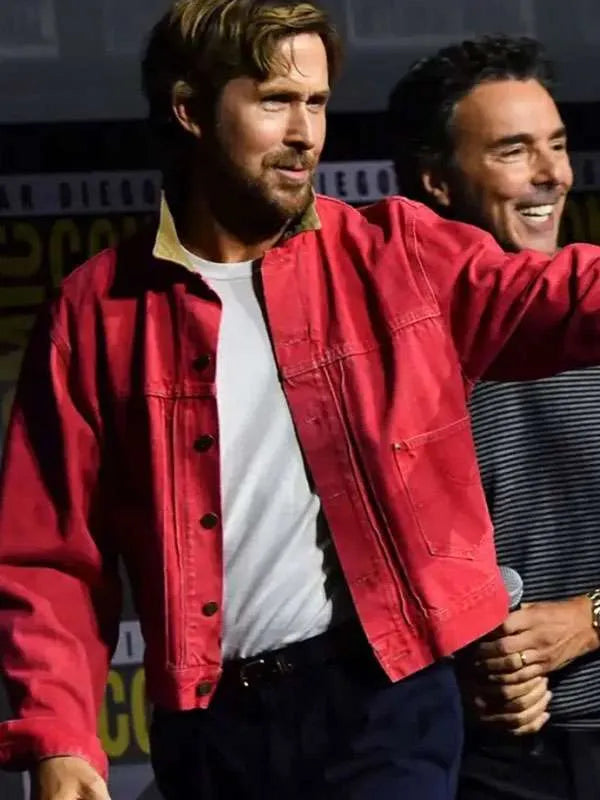 Ryan Gosling Comic Con 2026 Red Jacket