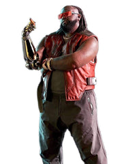 Cyberpunk 2077 Dexter DeShawn Orange Leather Vest