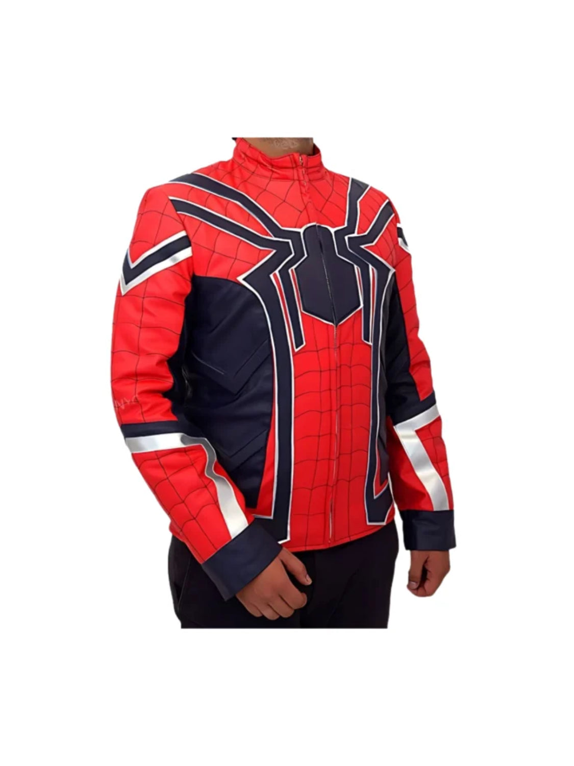 DC Comics Spiderman Cosplay Leather Jacket