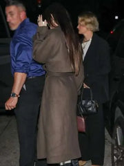 Dakota Johnson L A 2025 Brown Trench Coat
