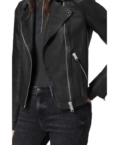 Dalby Gold Women's Motorcycle Jacket | Lambskin Leather Jacket Women