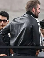 David Beckham FIFA World Cup 2026 Track Leather Jacket