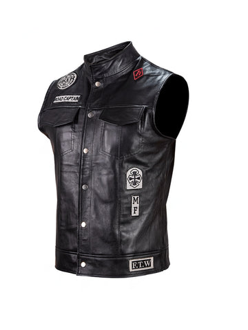 Deacon St. John Leather Vest Days Gone Biker Vest