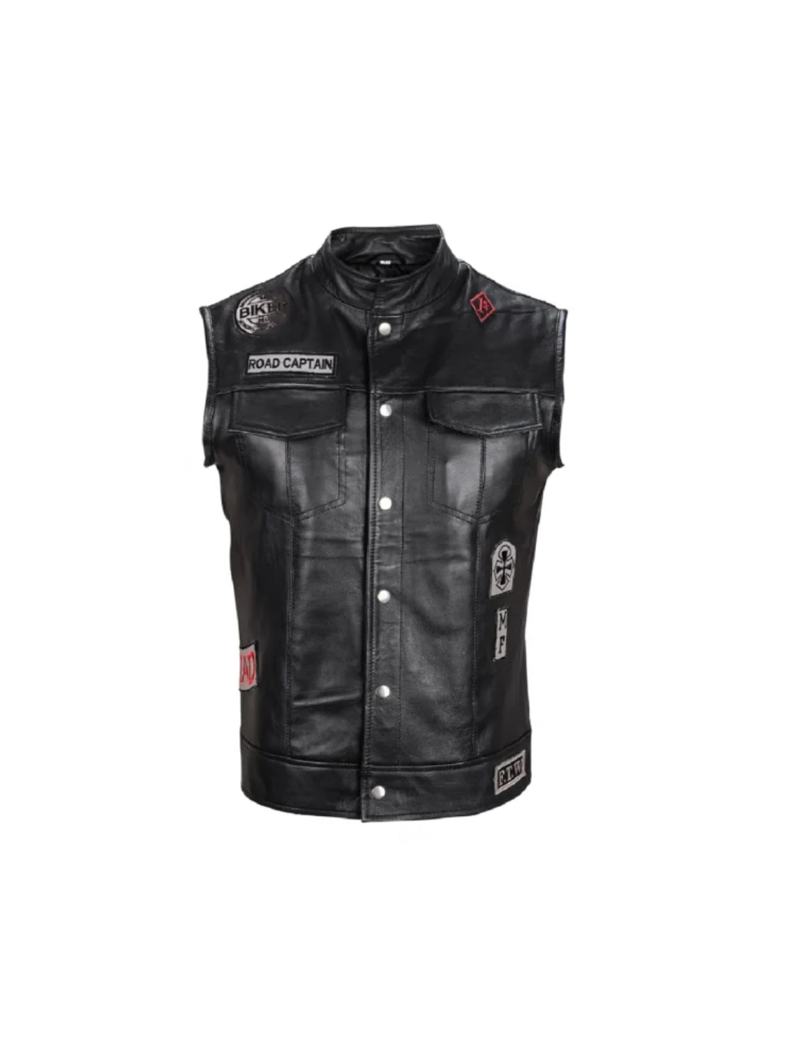 Deacon St. John Leather Vest