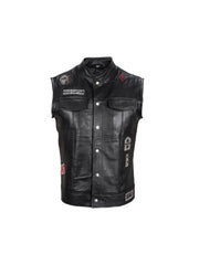 Deacon St. John Leather Vest