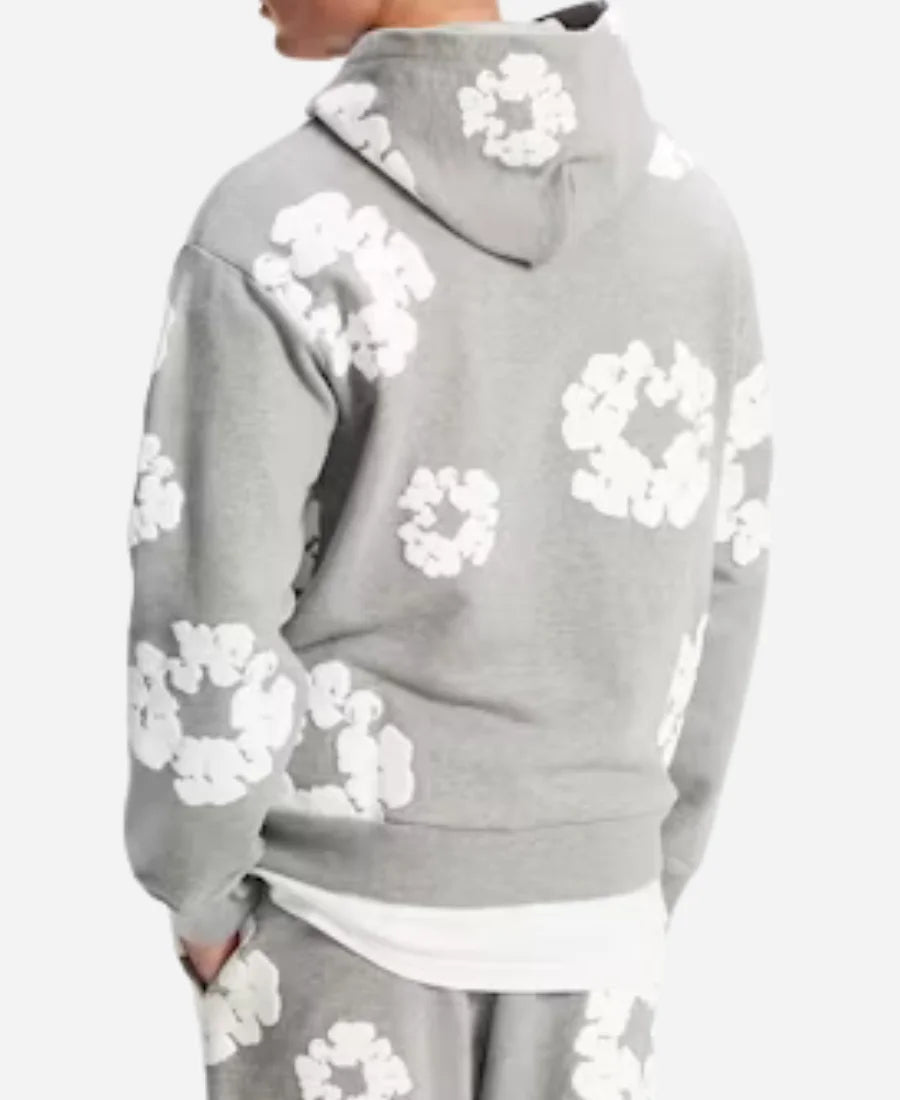 Grey Denim Tears Pullover Hoodie