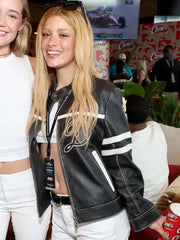 Dixie D’Amelio F1 Miami Grand Prix 2026 Leather Jacket