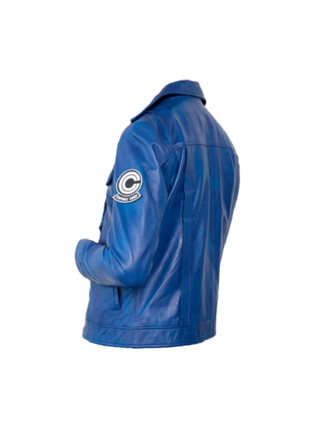 Dragon Ball Z Blue Future Trunks Leather Jacket