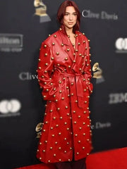 Dua Lipa Pre Grammy Coat 