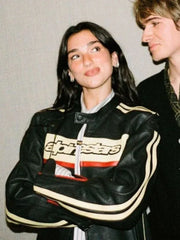 Alpinestars Dua Lipa Dyno V2 Black Leather Jacket
