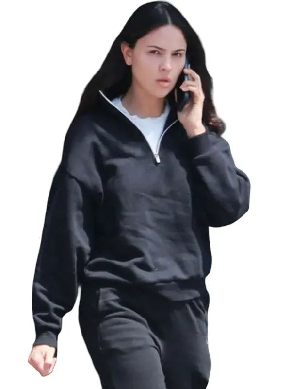 Eiza Gonzalez Los Angeles 2026 Black Sweatshirt
