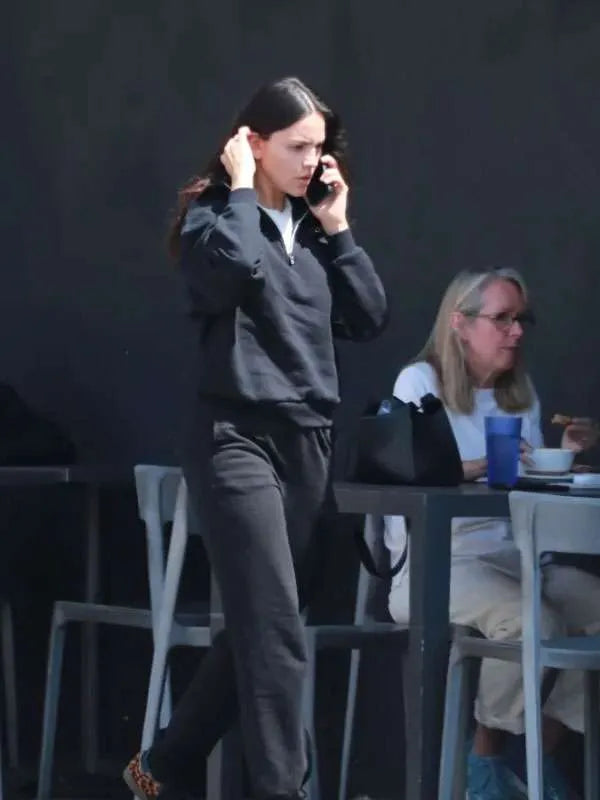 Eiza Gonzalez Los Angeles 2026 Black Sweatshirt
