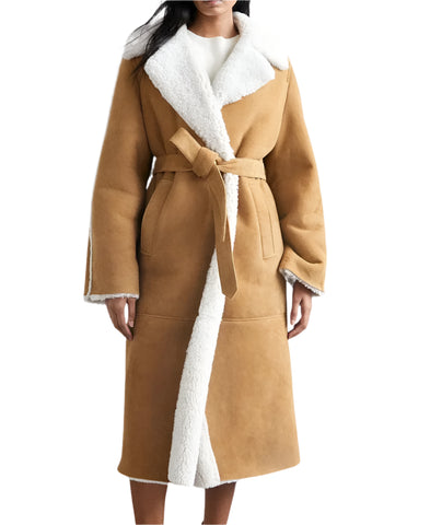 Emily In Paris S04 Camille Japy Shearling Coat
