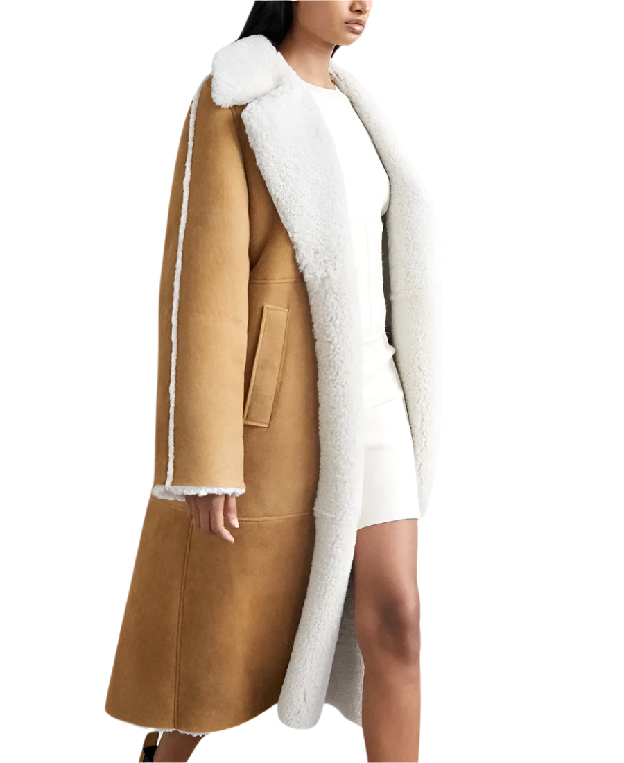 Emily In Paris S04 Camille Japy Shearling Coat