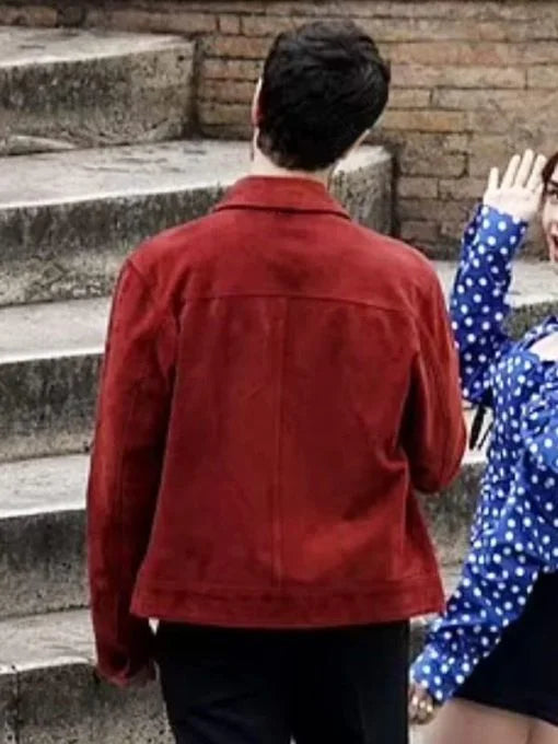 Marcello Emily in Paris S04 Red Jacket