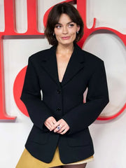 Emma Mackey Ella McCay 2025 Black Blazer
