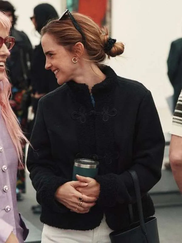 Emma Watson Los Angeles 2026 Black Jacket