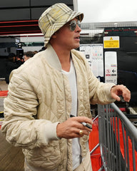 F1 British Grand Prix Brad Pitt Quilted Jacket