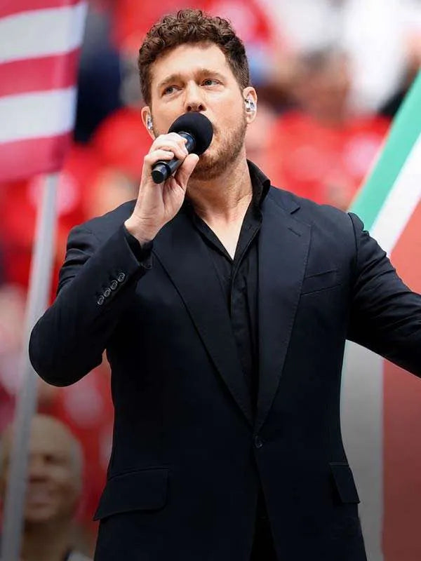 FIFA World Cup 2026 Michael Buble Black Blazer
