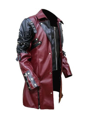 FaddyRox Punk Rave Poison Matrix Steampunk Gothic Leather Coat
