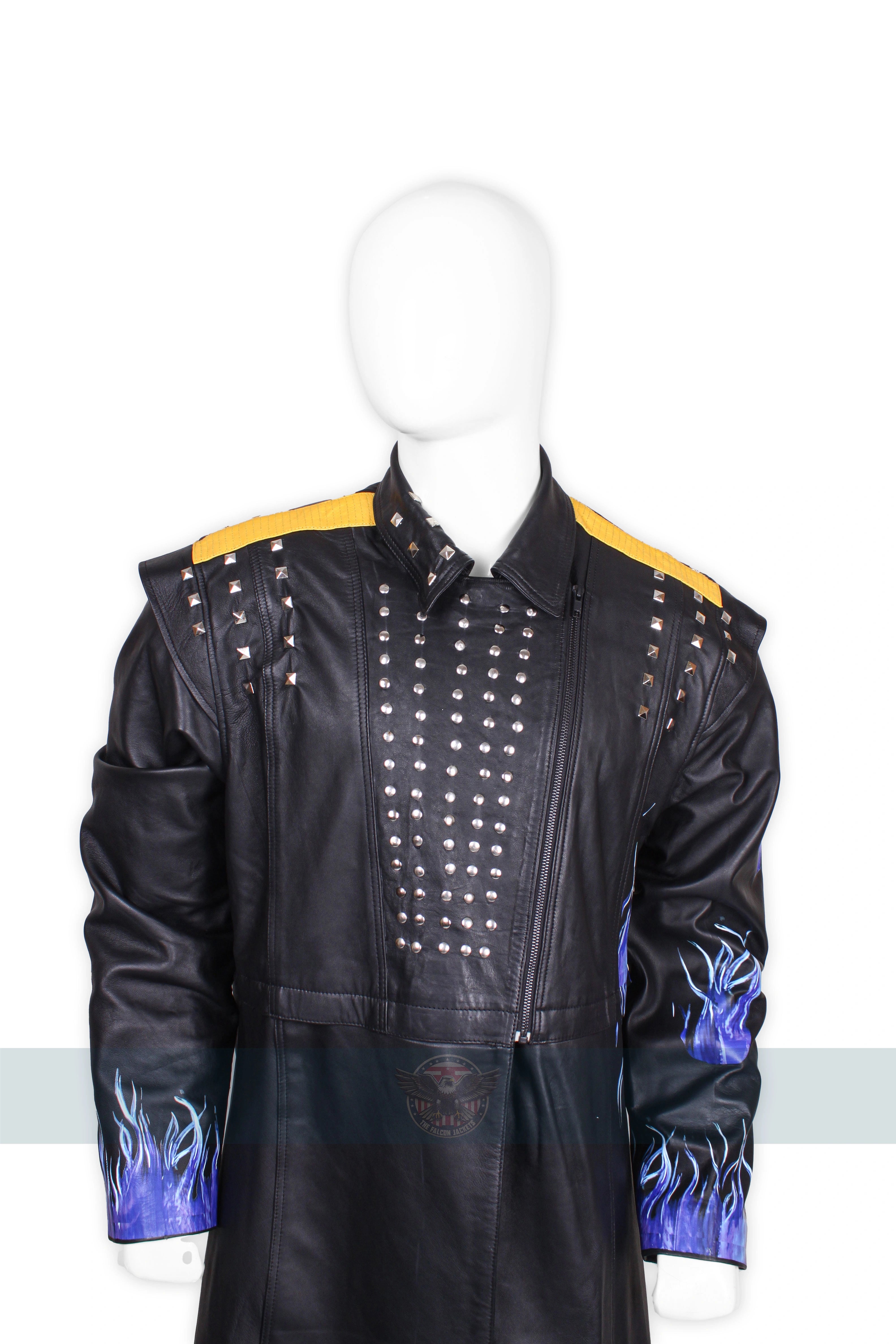 Descendants 3 Hades Leather Trench Coat 