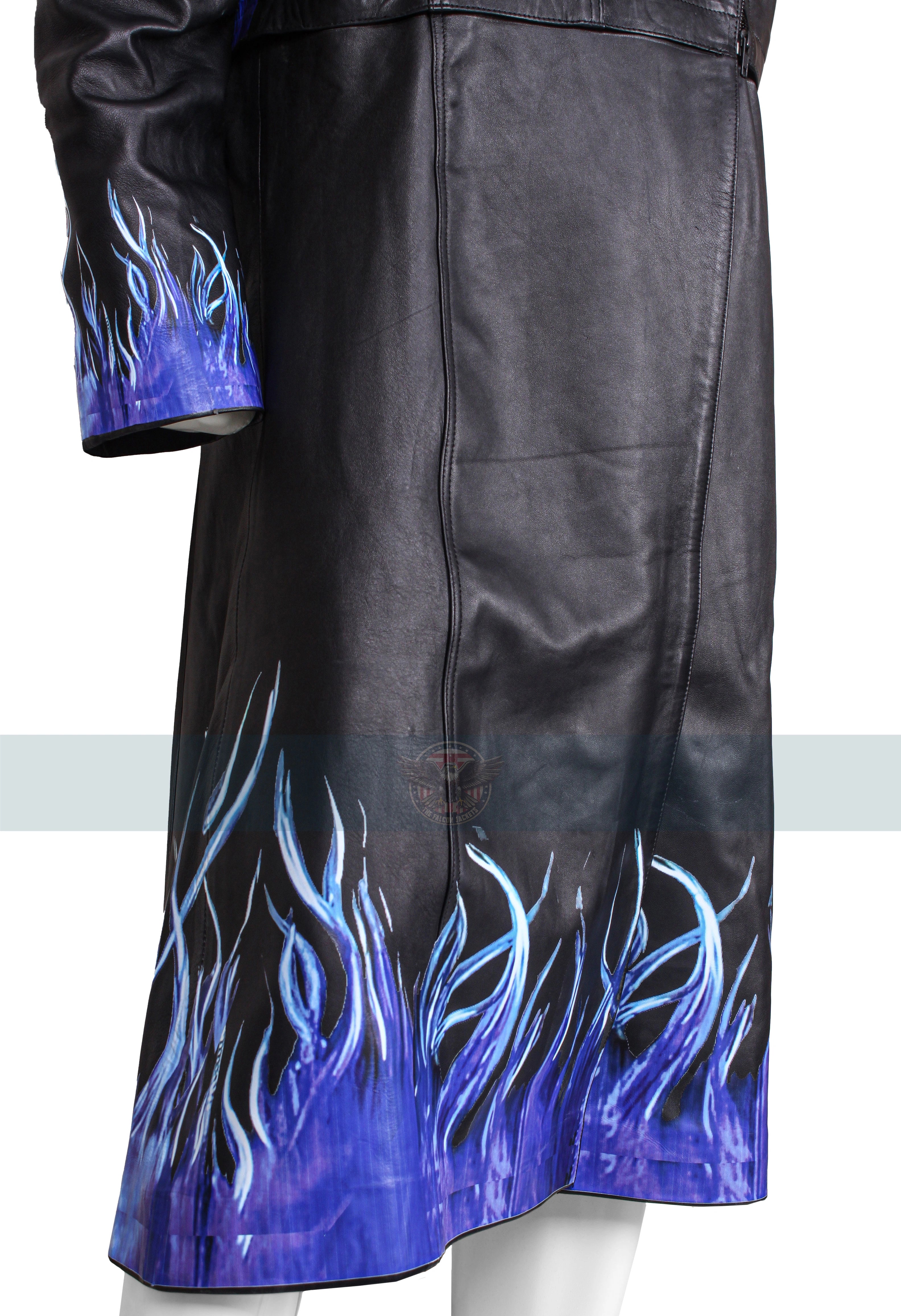 Descendants 3 Hades Leather Trench Coat 