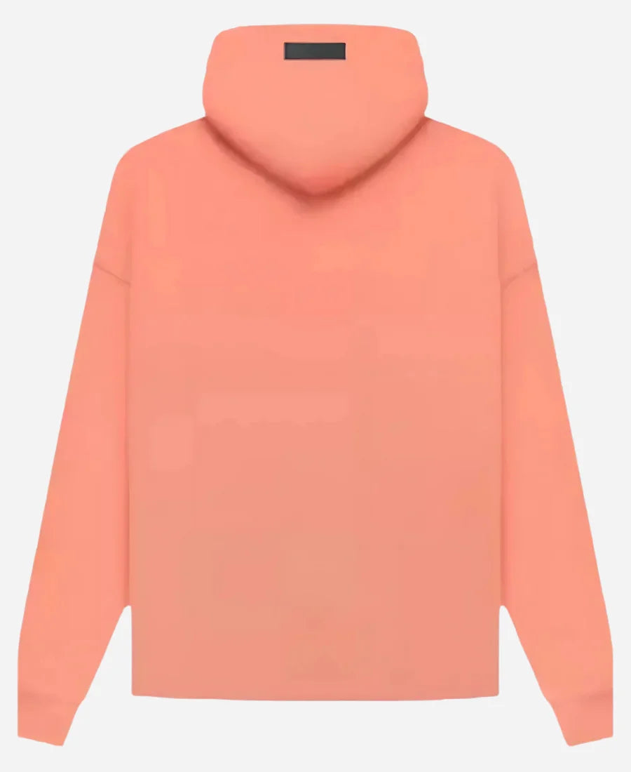 Coral Essentials Fear Of God Pullover Hoodie