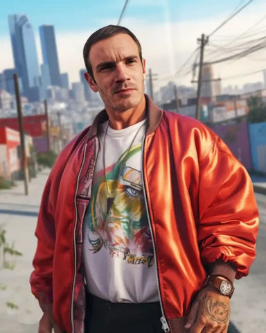 Felix GTA 6 Orange Jacket