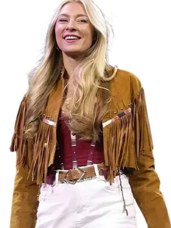 Festival 2026 Julia Cole Brown Fringe Jacket
