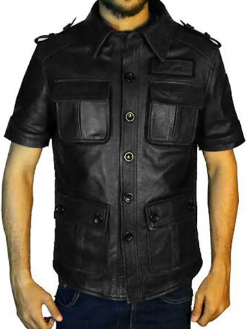 Gladiolus Amicitia  Final Fantasy 15 Cosplay Leather Jacket