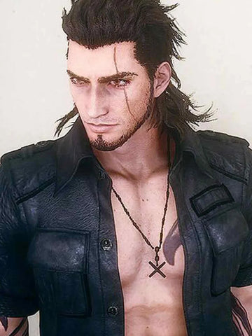 Gladiolus Amicitia  Final Fantasy 15 Cosplay Leather Jacket