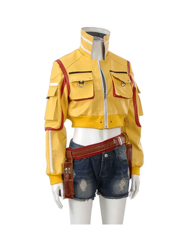 Final Fantasy XV Cindy Aurum Cosplay Faux Leather Jacket