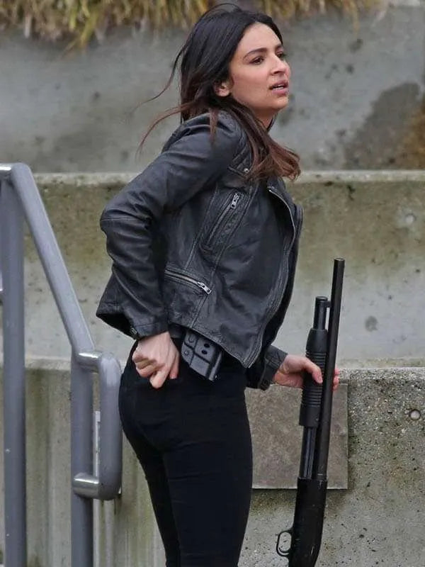 Floriana Lima Supergirl Leather Jacket